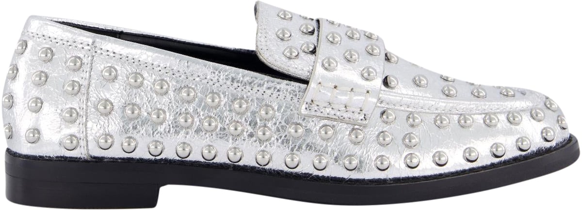 Steve Madden Dames Bequest Loafers Metallic