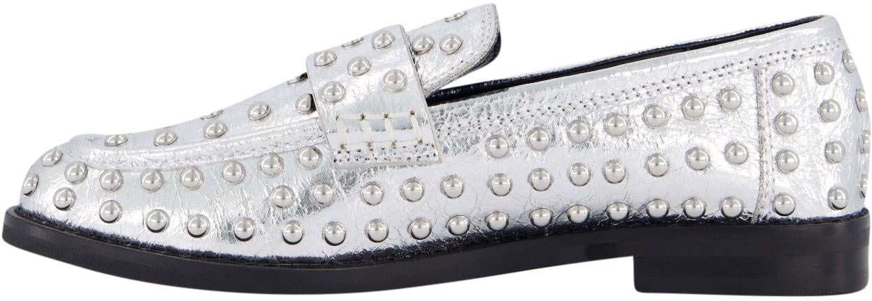 Steve Madden Dames Bequest Loafers Metallic
