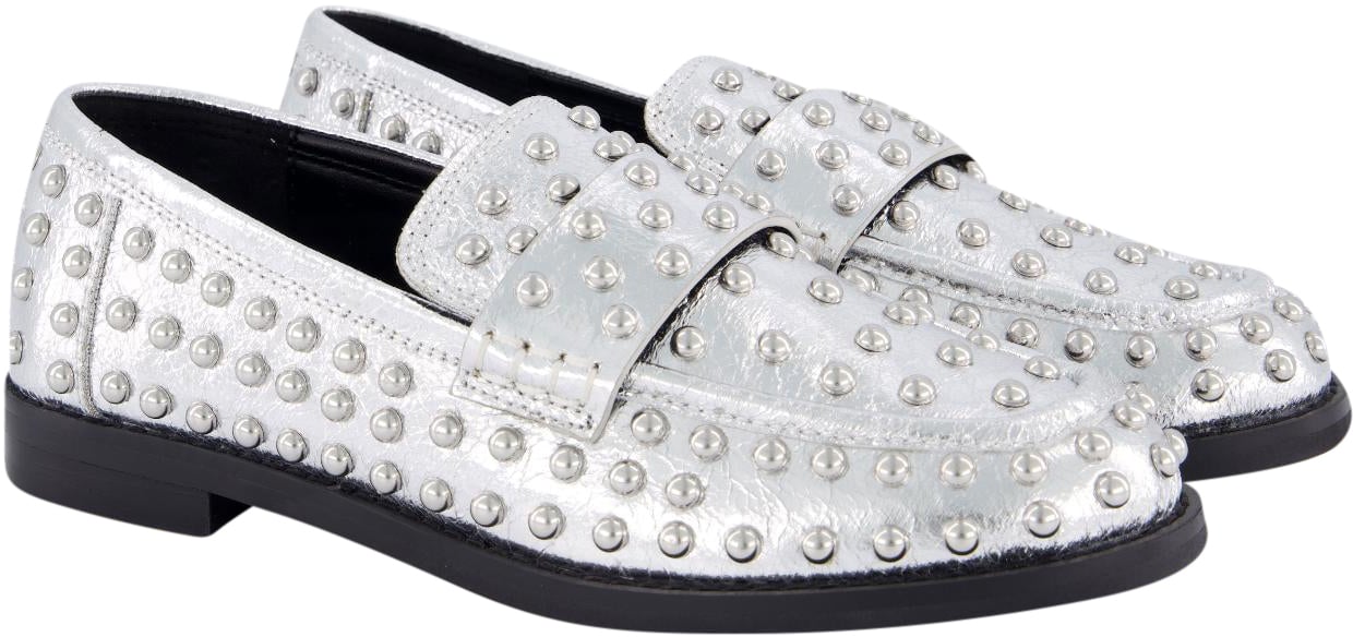 Steve Madden Dames Bequest Loafers Metallic