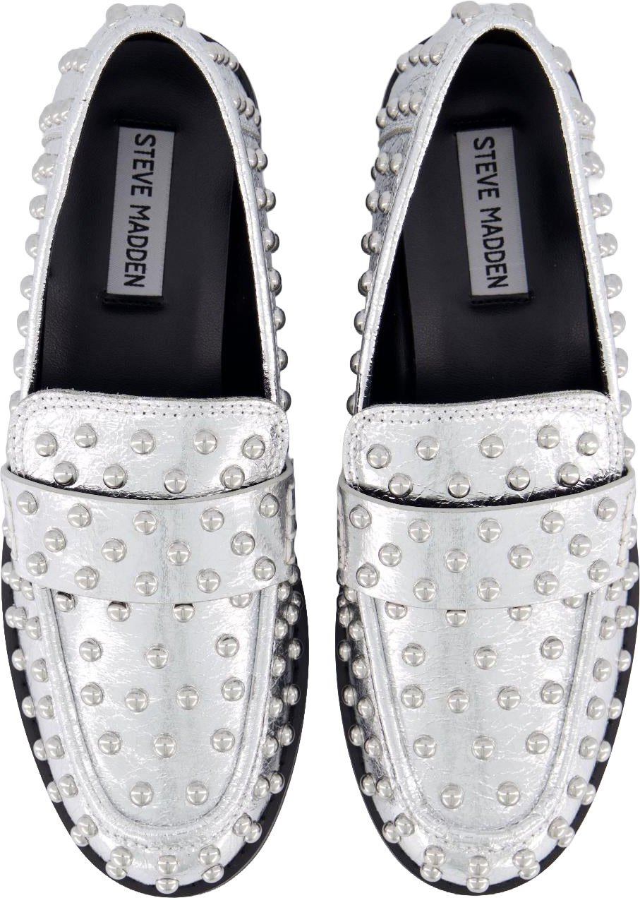 Steve Madden Dames Bequest Loafers Metallic