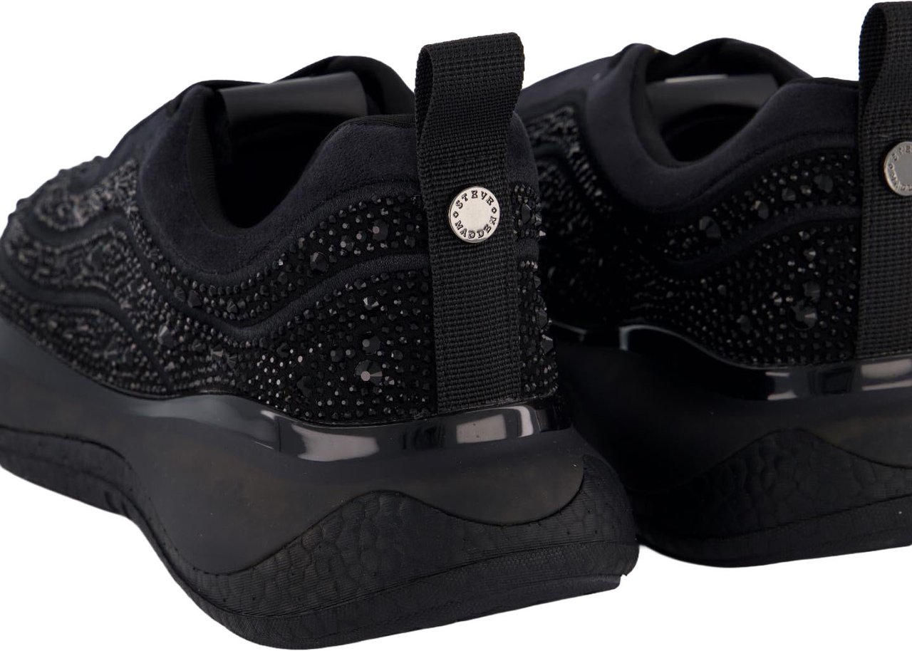 Steve Madden Dames Flash 2R Sneaker Zwart