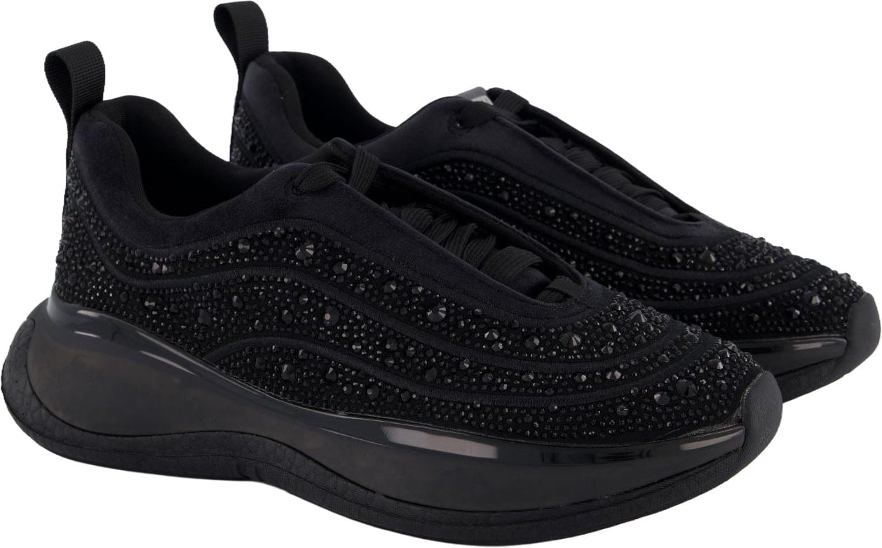 Steve Madden Dames Flash 2R Sneaker Zwart