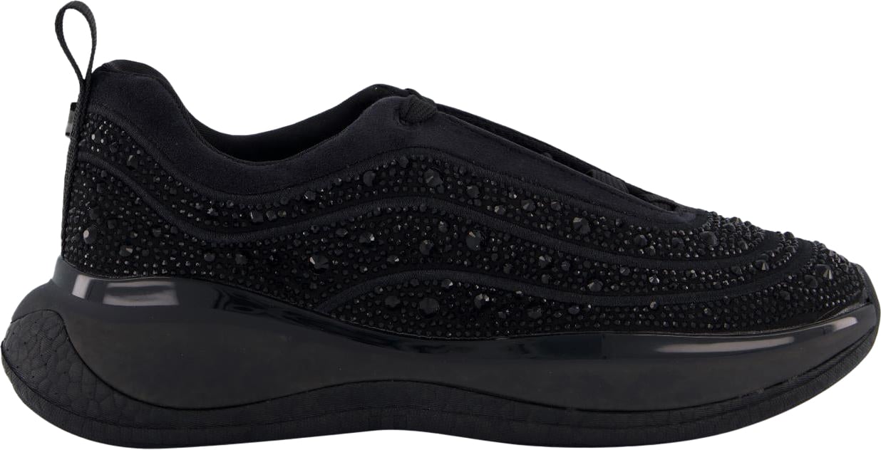 Steve Madden Dames Flash 2R Sneaker Zwart