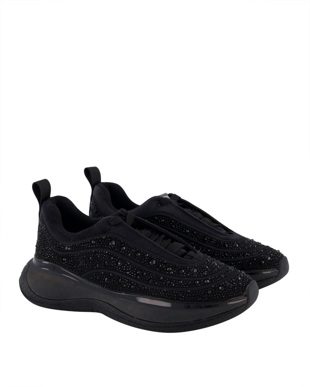 Steve Madden Dames Flash 2R Sneaker Zwart