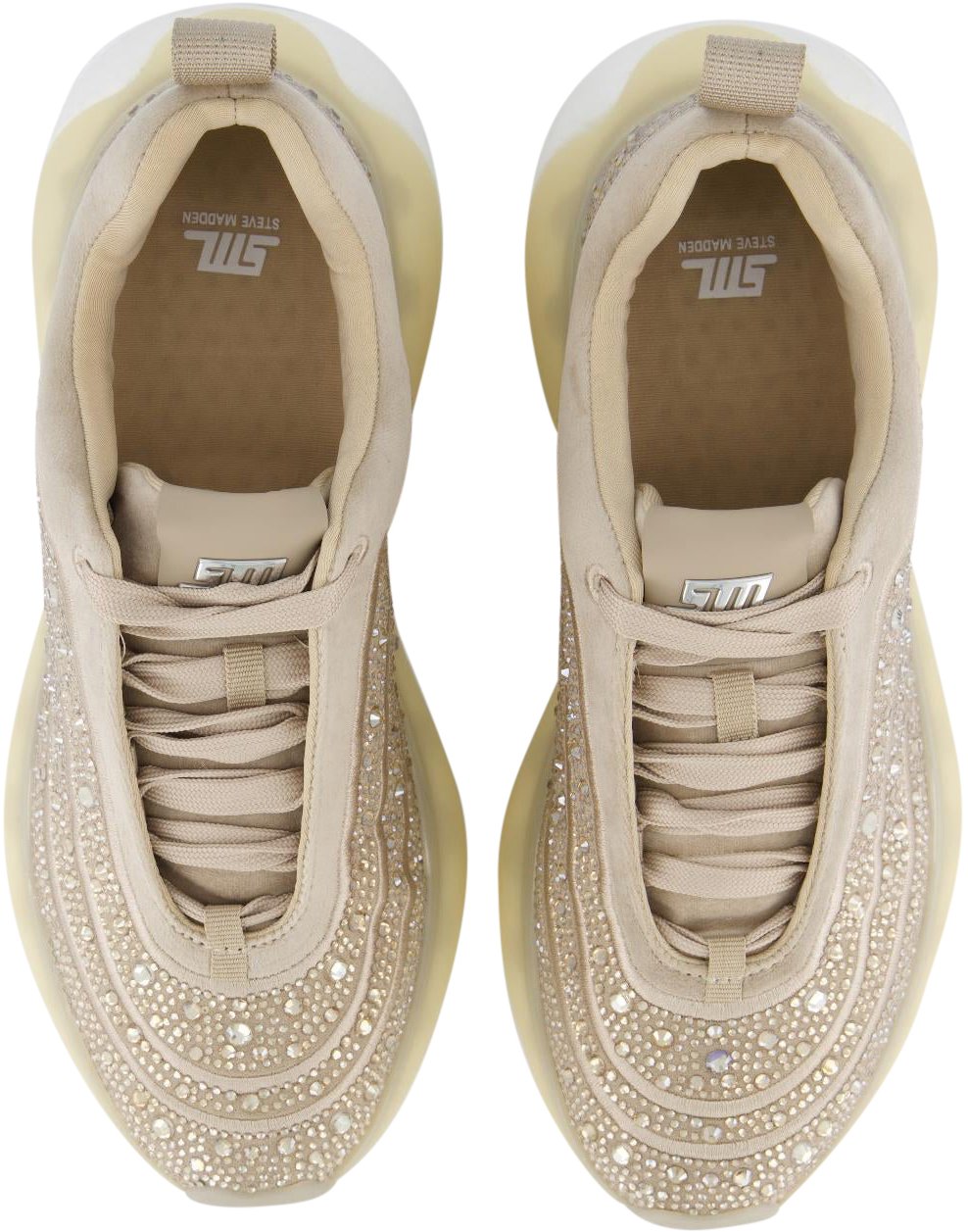 Steve Madden Dames Flash 2R Sneaker Roze/Beige Roze