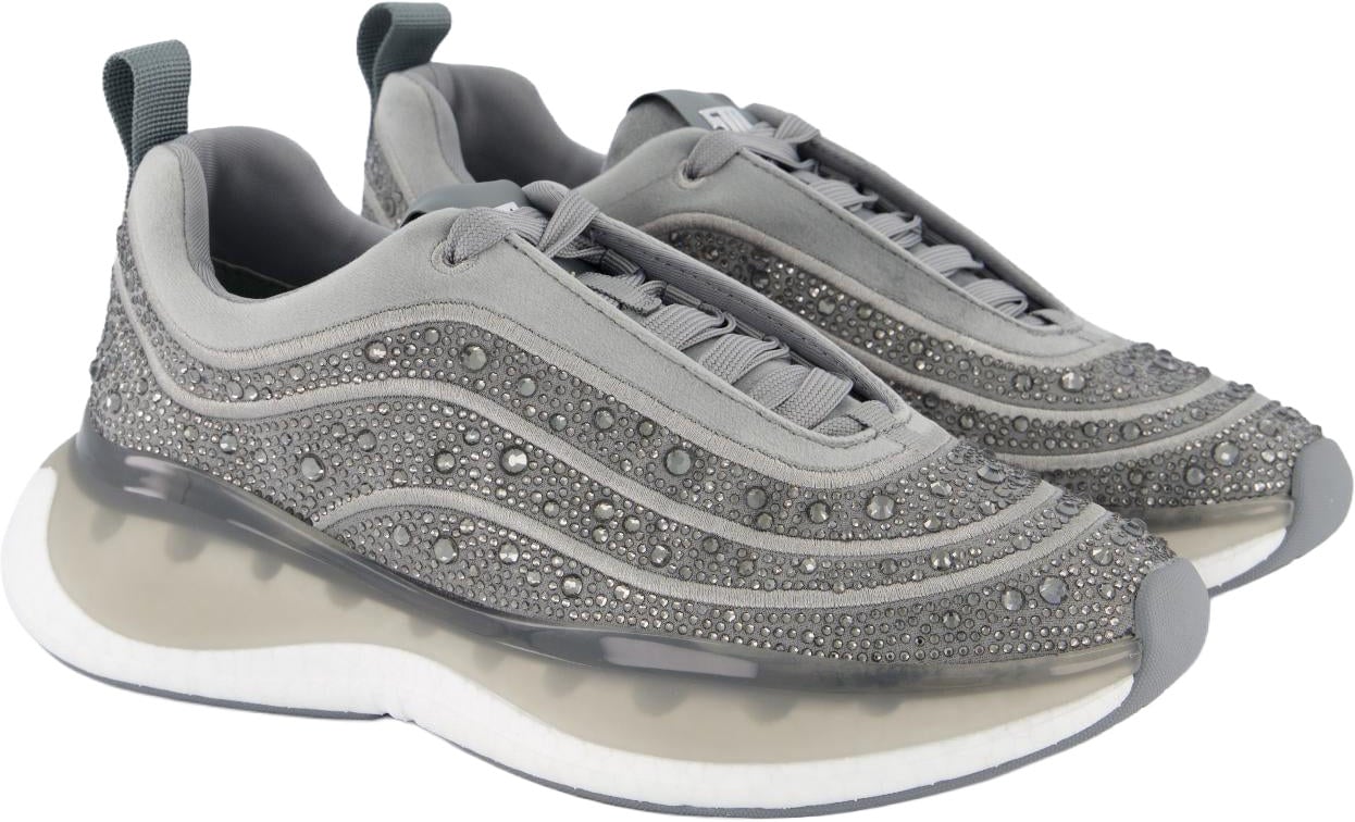 Steve Madden Dames Flash 2R Sneaker Grijs Grijs