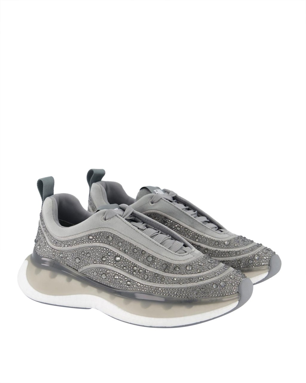 Steve Madden Dames Flash 2R Sneaker Grijs Grijs
