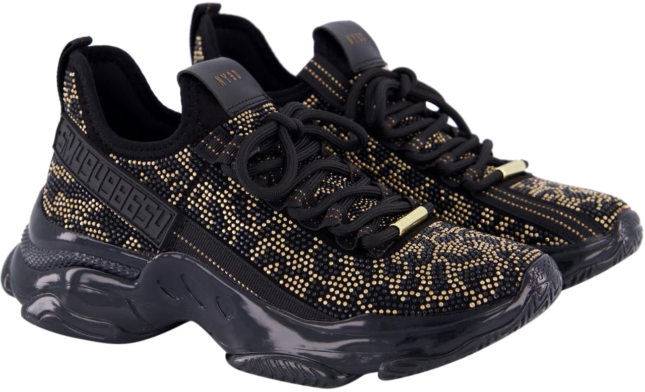 Steve Madden Dames Maxilla-S Sneaker Zwart Zwart