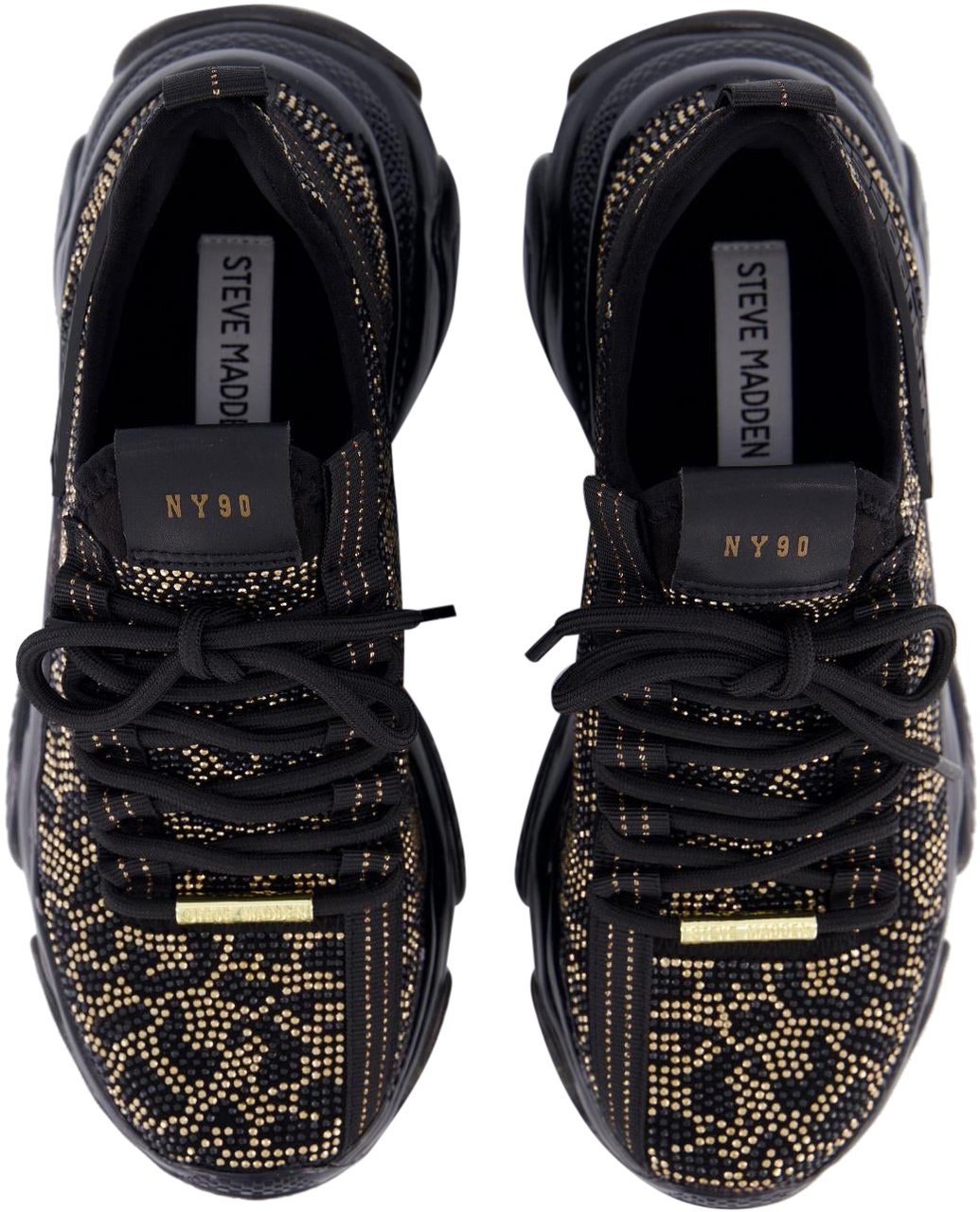 Steve Madden Dames Maxilla-S Sneaker Zwart Zwart