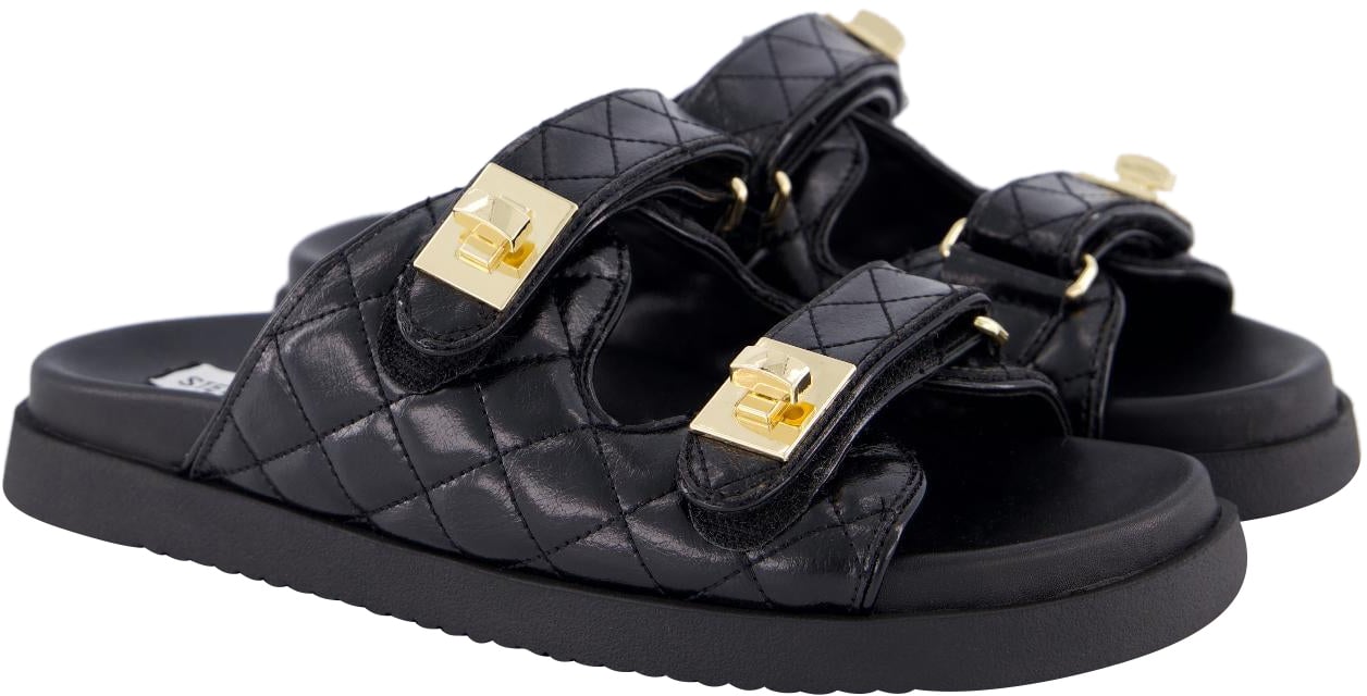 Steve Madden Dames Schmona Slipper Zwart Zwart