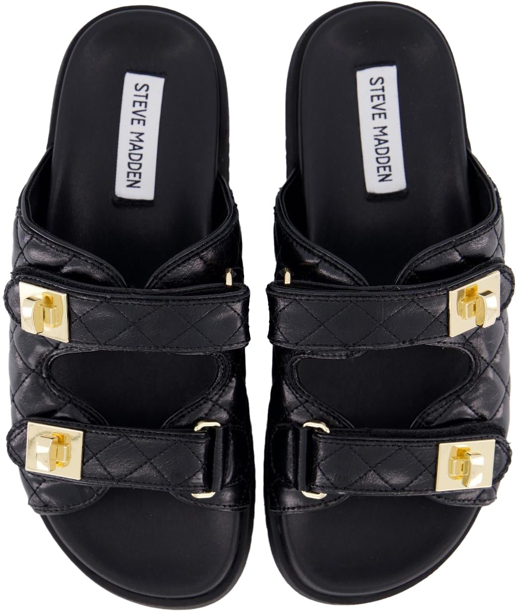 Steve Madden Dames Schmona Slipper Zwart Zwart