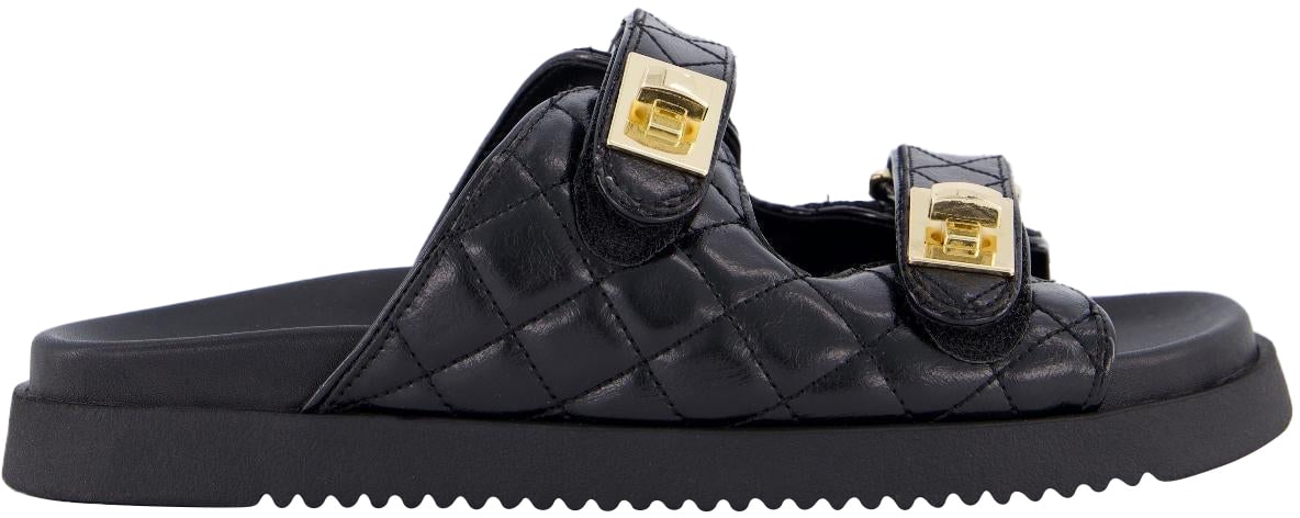 Steve Madden Dames Schmona Slipper Zwart Zwart