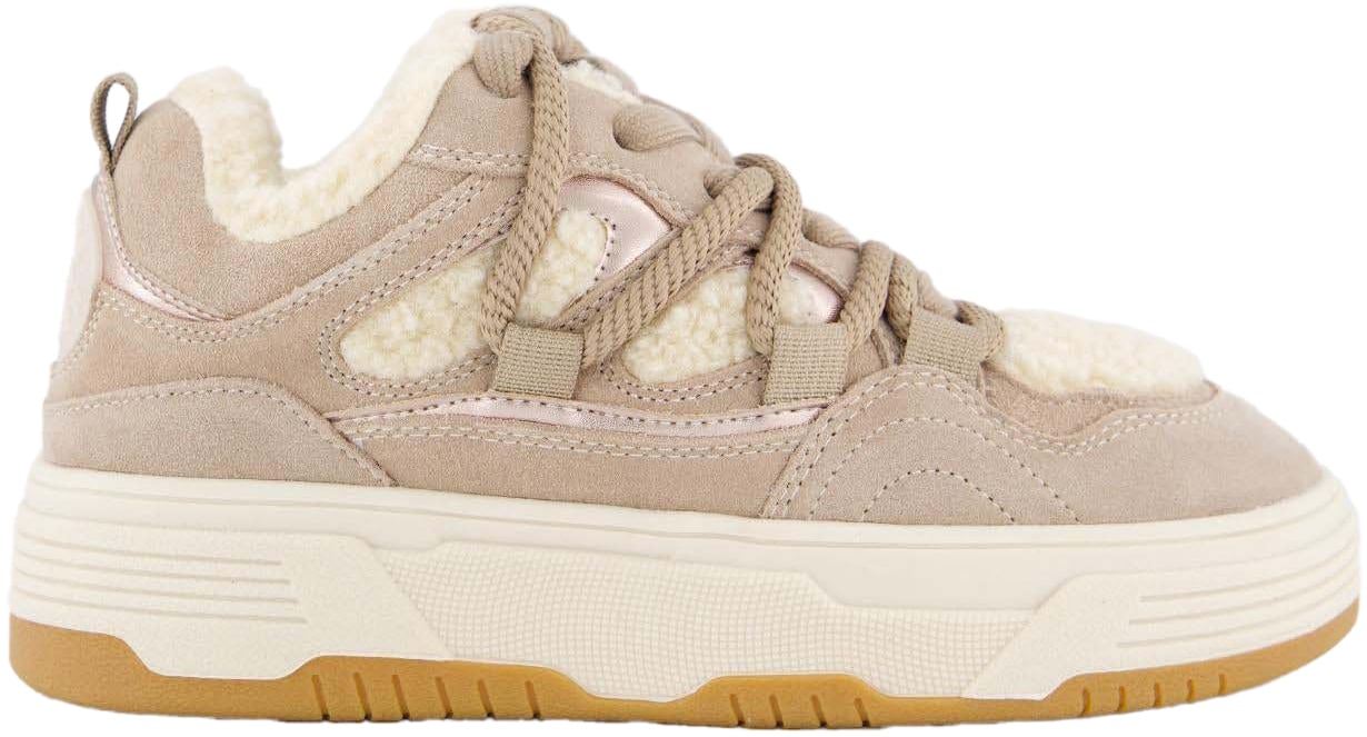 Steve Madden Dames Boomer-F Sneaker Beige Beige