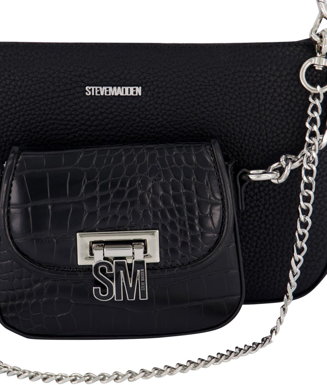 Steve Madden Dames Bnaim Crossbody bag Zwart
