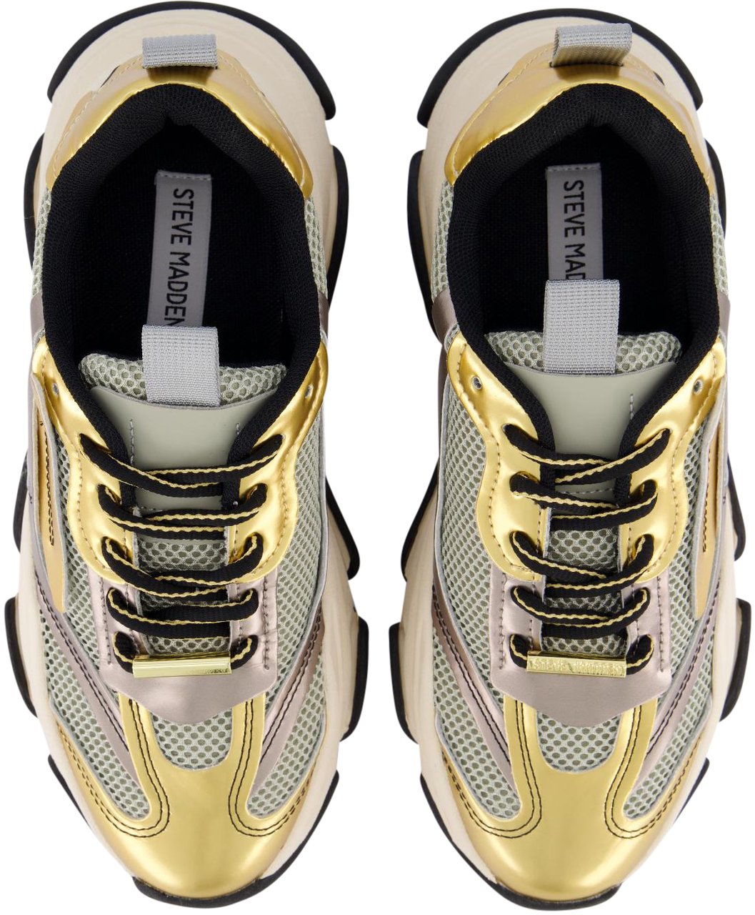 Steve Madden Dames Possession-E Sneaker Metallic Grijs