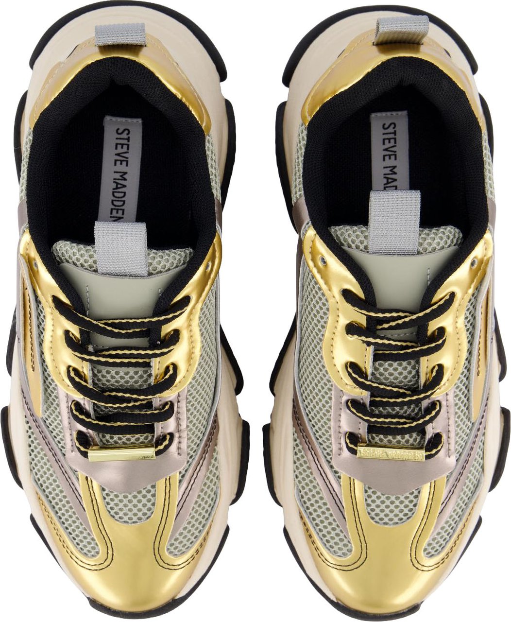 Steve Madden Dames Possession-E Sneaker Metallic Grijs