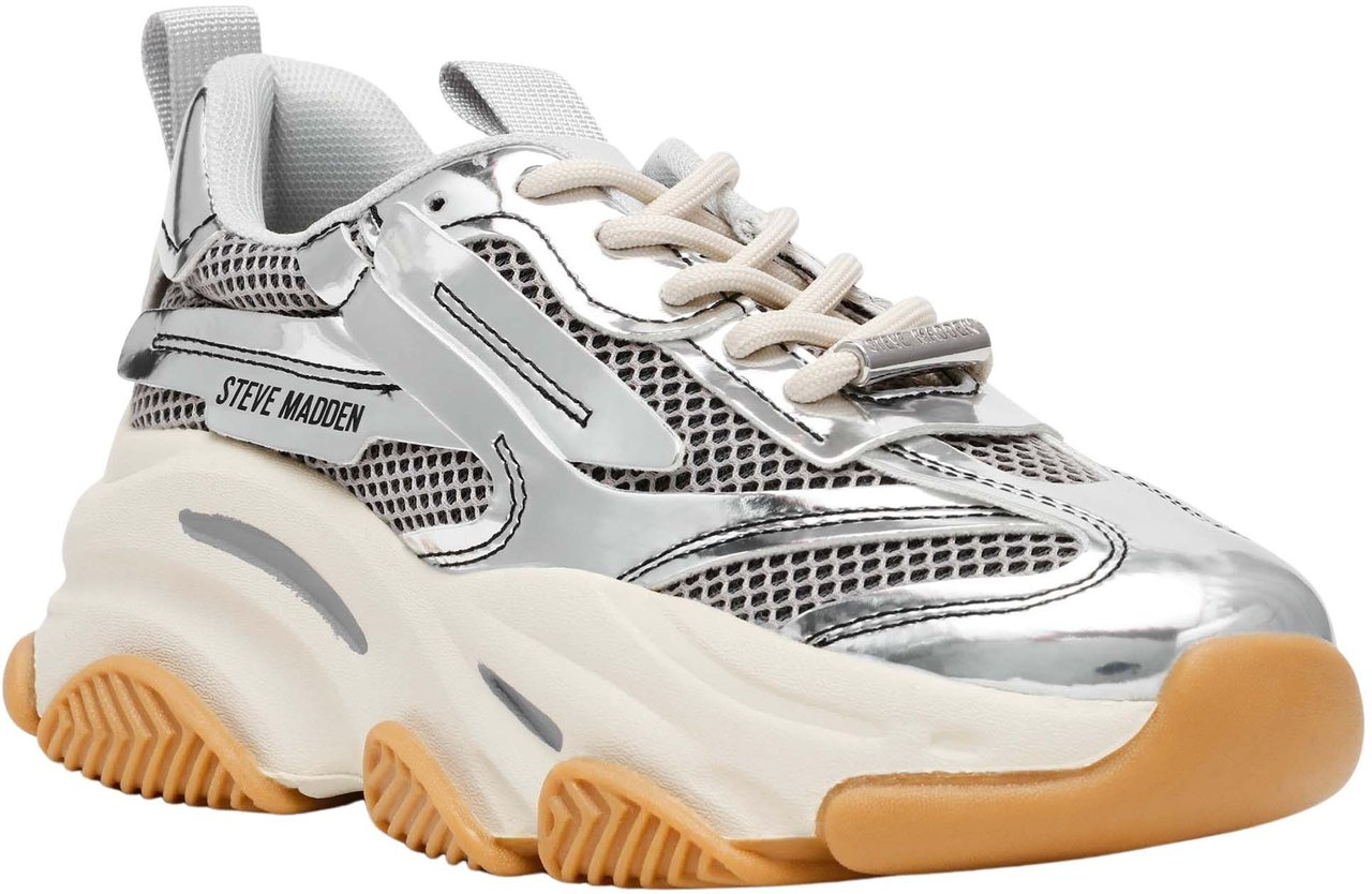Steve Madden Possession-E Sneaker Zilver