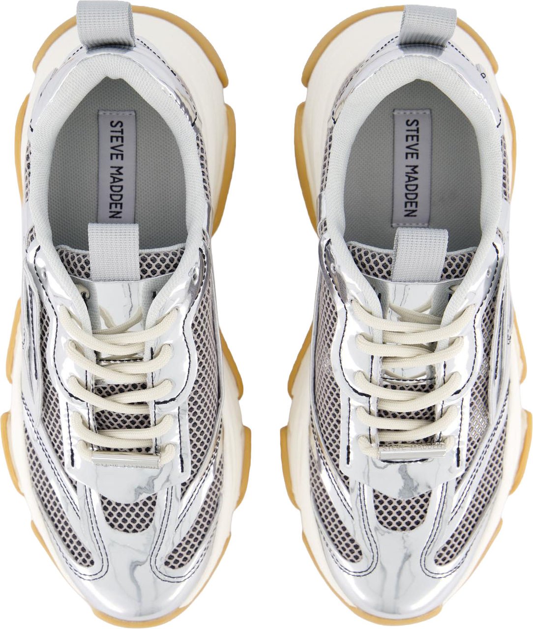 Steve Madden Dames Possession-E Sneaker Metallic Metallic