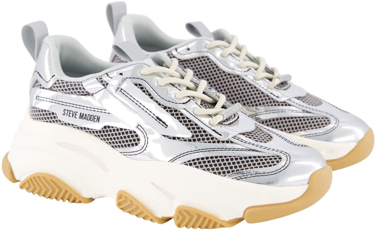 Steve Madden Dames Possession-E Sneaker Metallic Metallic