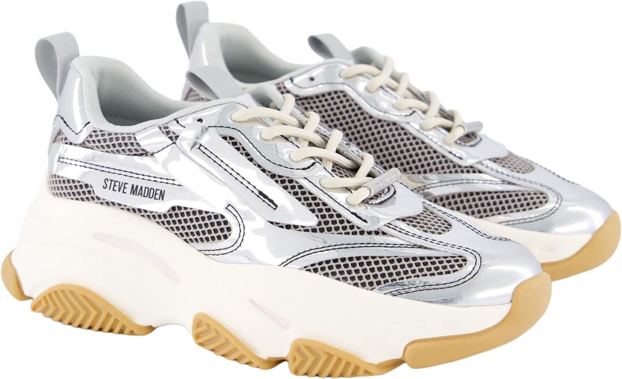Steve Madden Dames Possession-E Sneaker Metallic Metallic