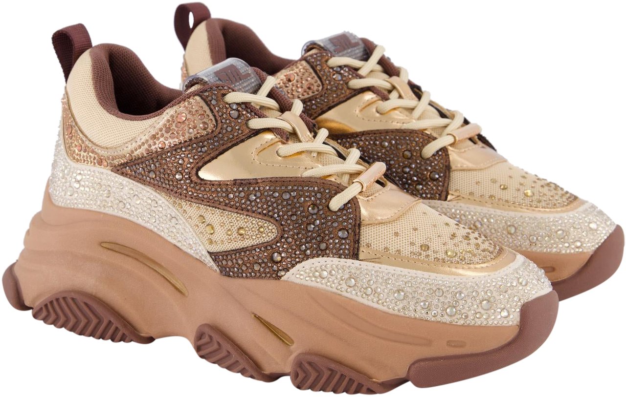 Steve Madden Dames Privy Sneaker Beige