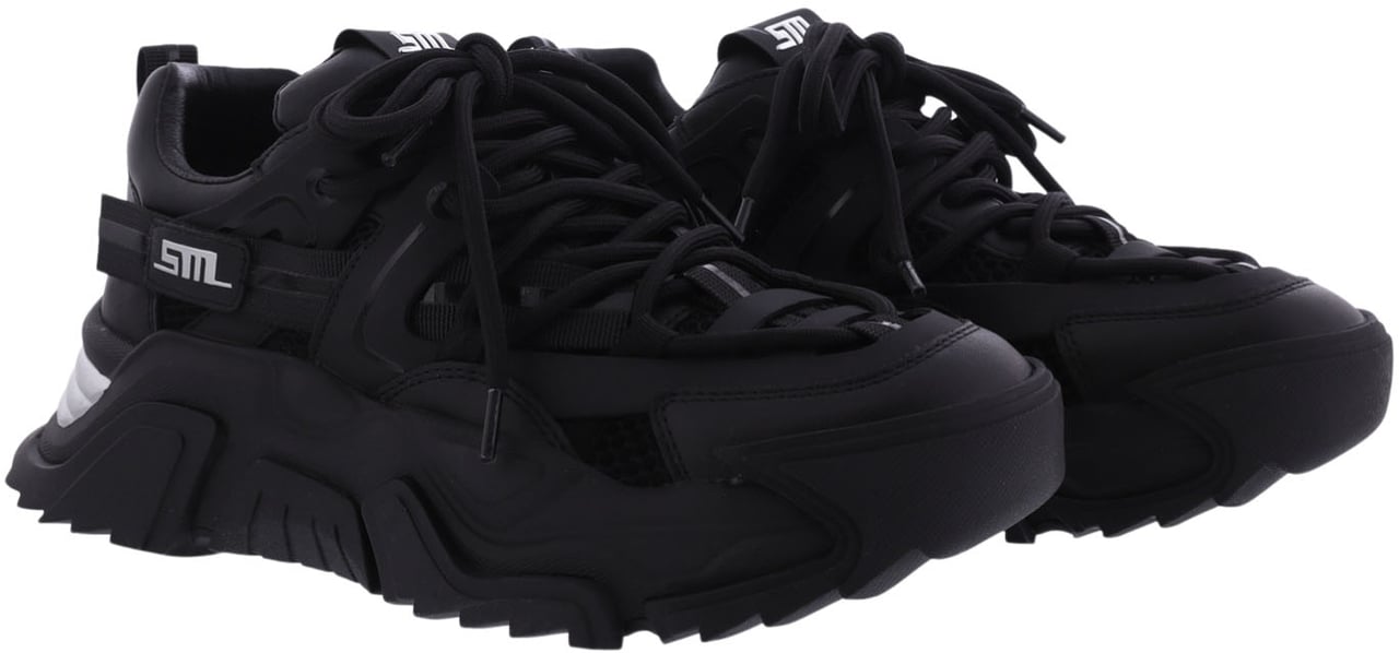 Steve Madden Dames Kingdom Sneaker Zwart Zwart