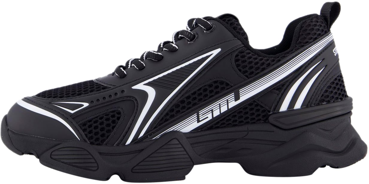 Steve Madden Dames Speedster-E Sneaker Zwart Zwart