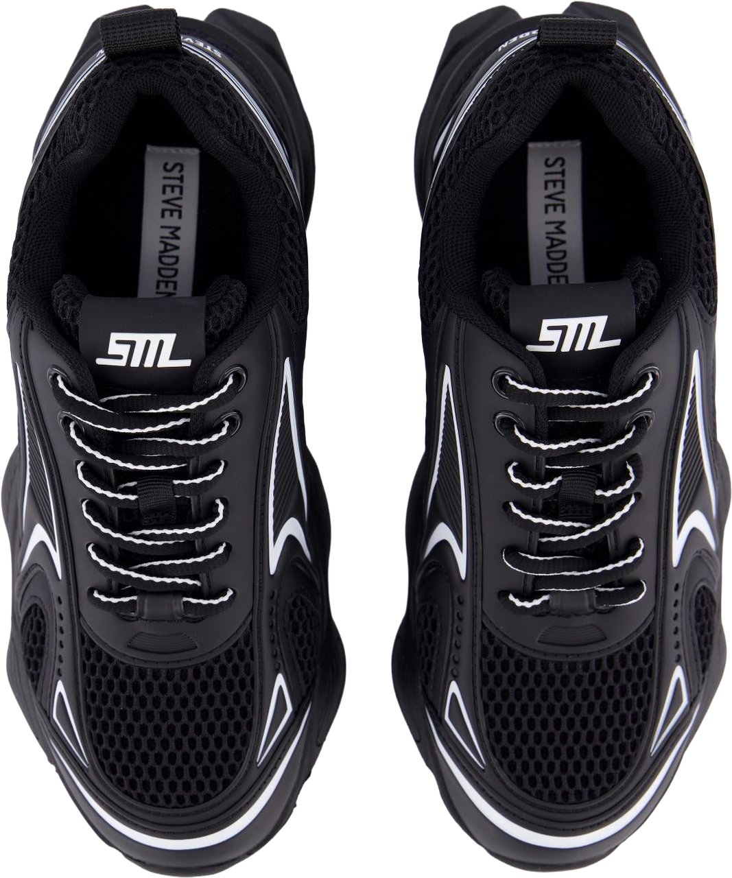 Steve Madden Dames Speedster-E Sneaker Zwart Zwart