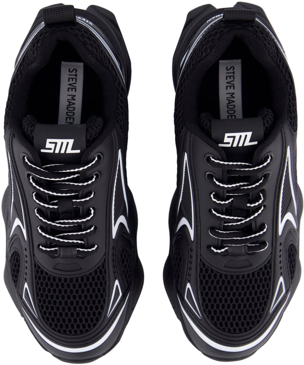 Steve Madden Dames Speedster-E Sneaker Zwart Zwart