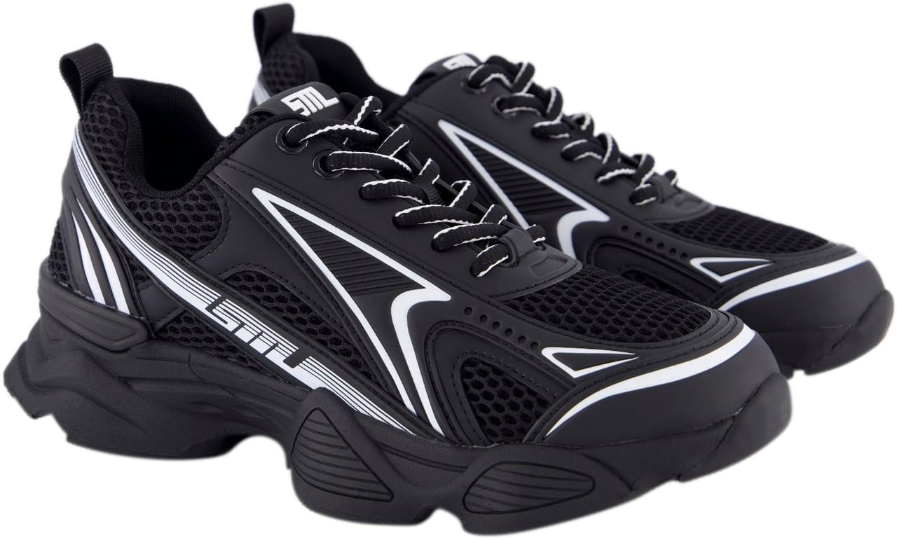 Steve Madden Dames Speedster-E Sneaker Zwart Zwart