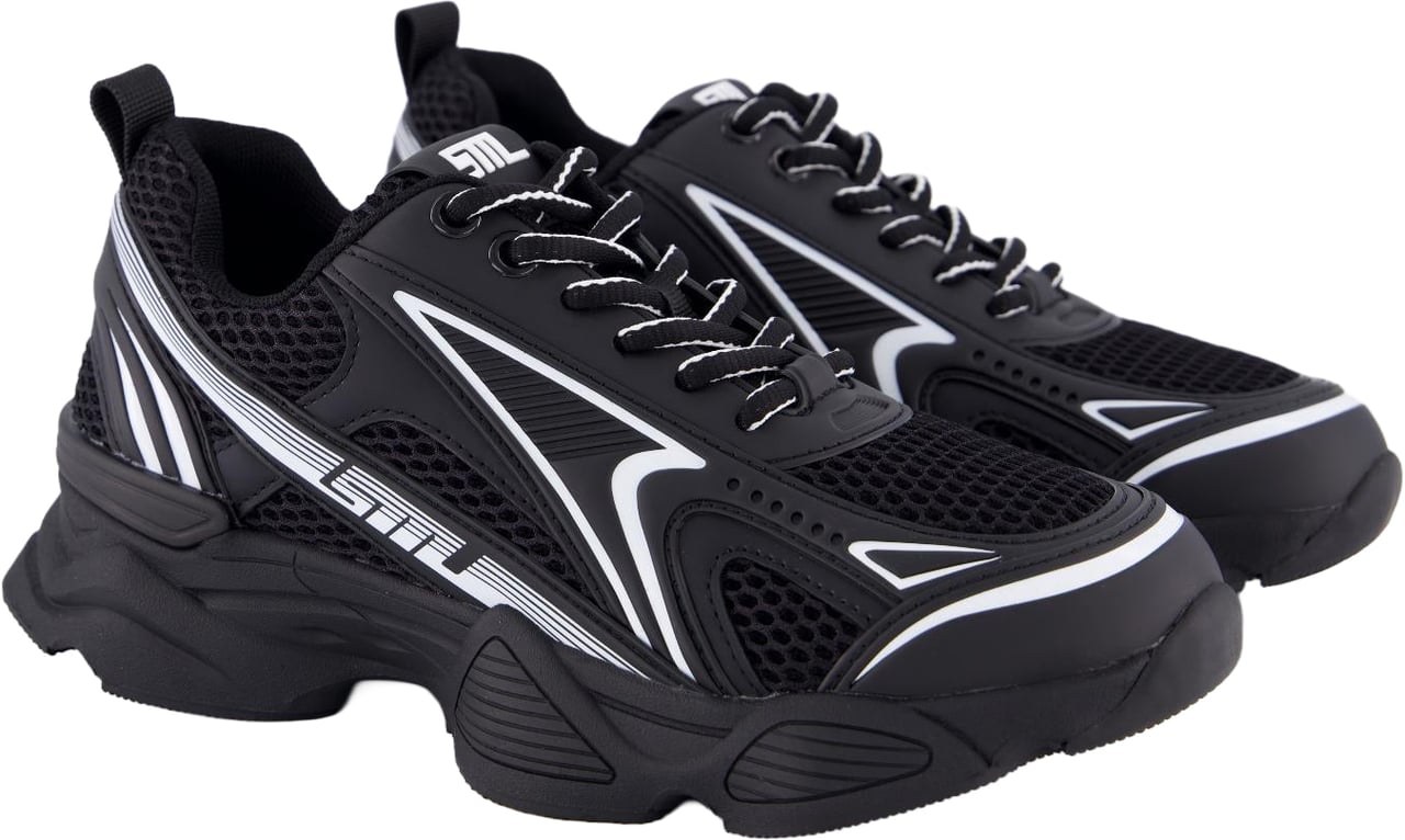 Steve Madden Dames Speedster-E Sneaker Zwart Zwart