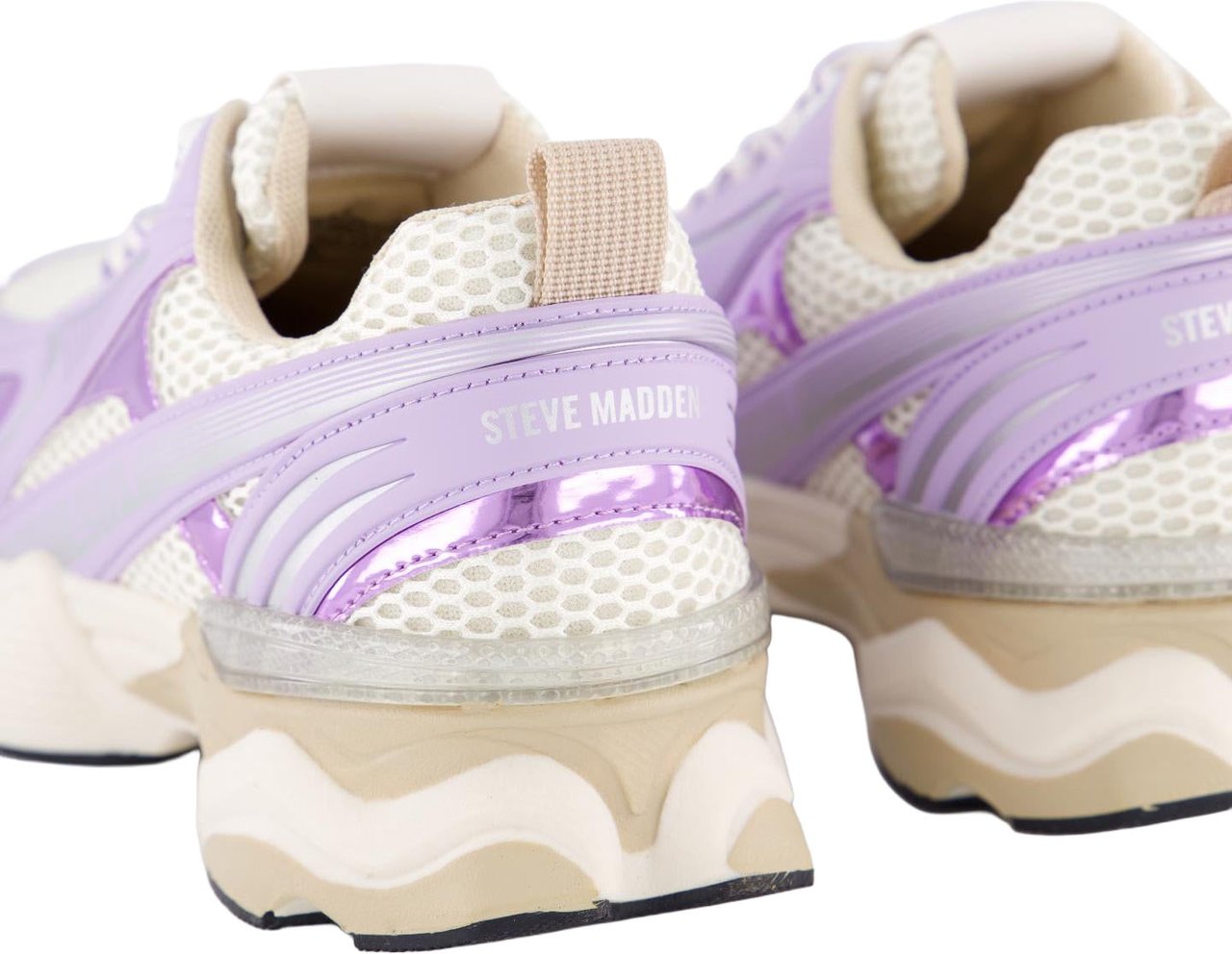 Steve Madden Dames Speedster-E Sneaker Paars Geel