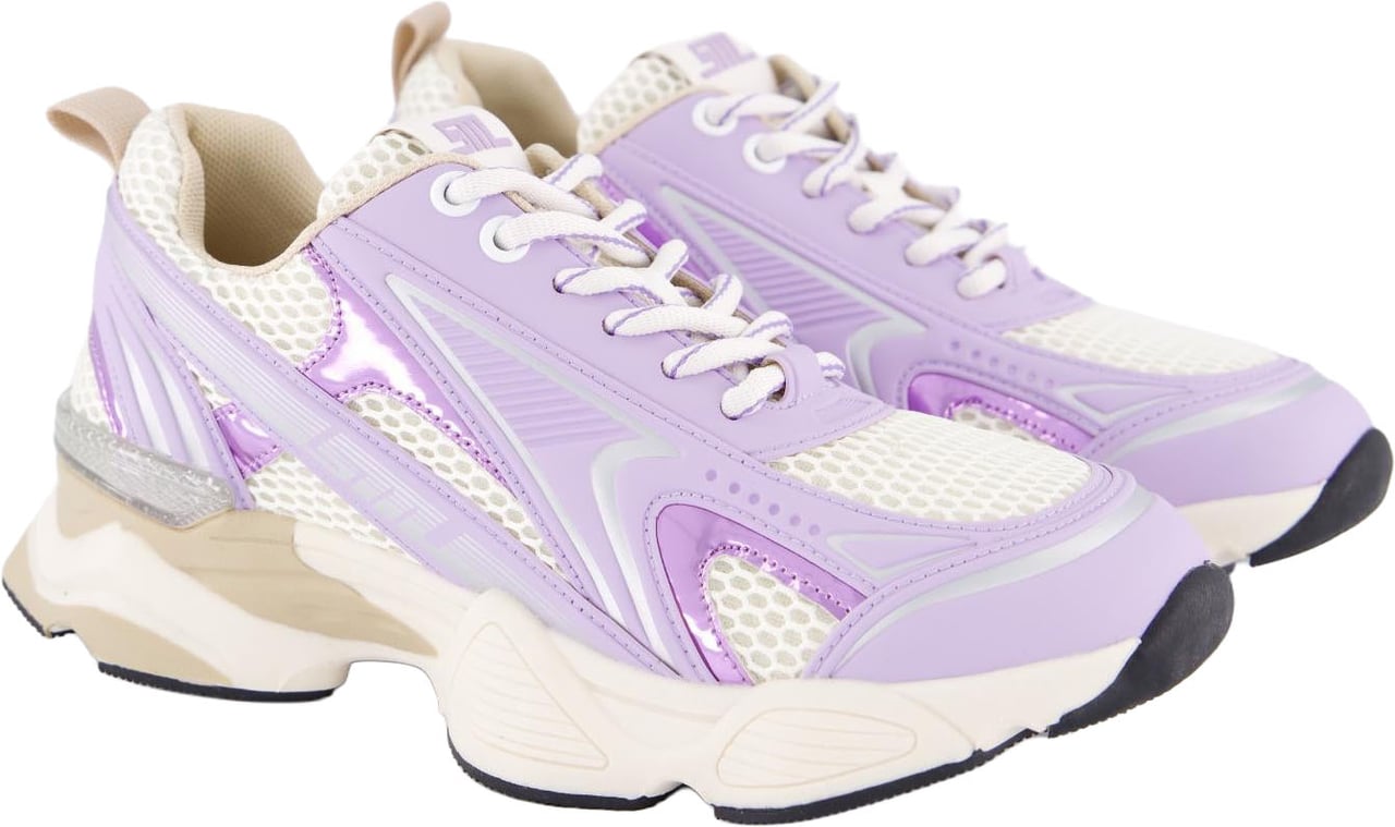 Steve Madden Dames Speedster-E Sneaker Paars Geel