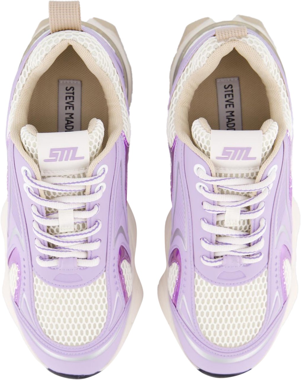 Steve Madden Dames Speedster-E Sneaker Paars Geel