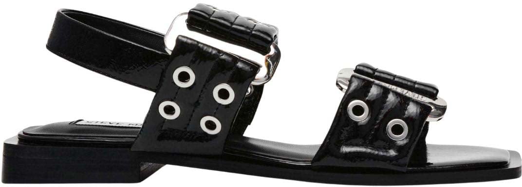 Steve Madden Saria-E Black Patent Zwart