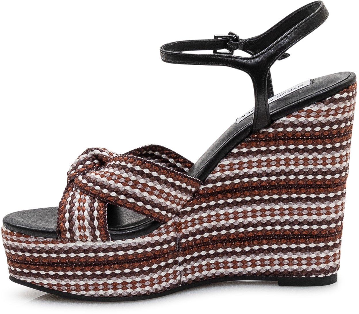 Steve Madden Sandali con Zeppa e Fasce Incrociate Bruin
