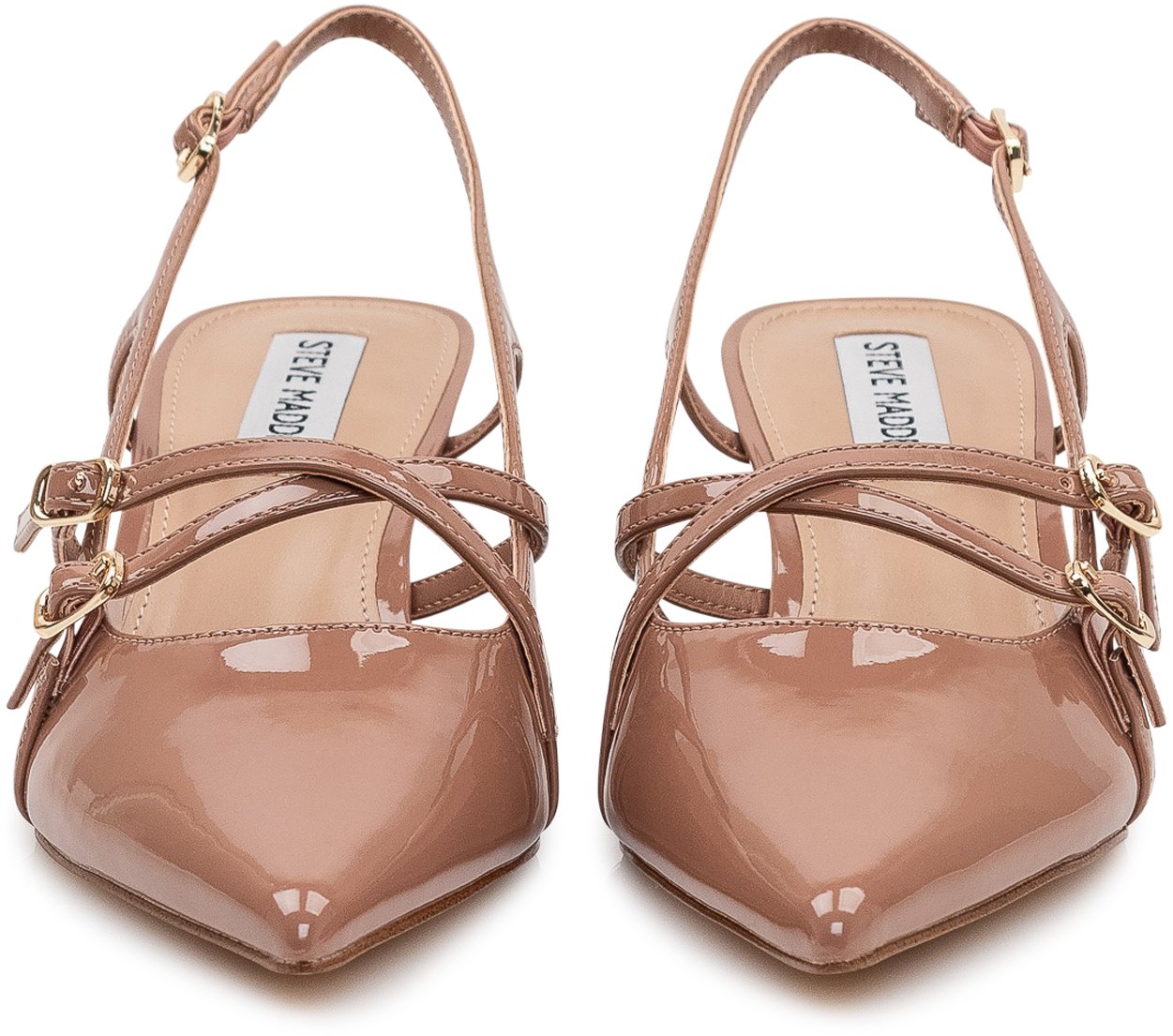 Steve Madden Slingback con Cinturini Incrociati Beige