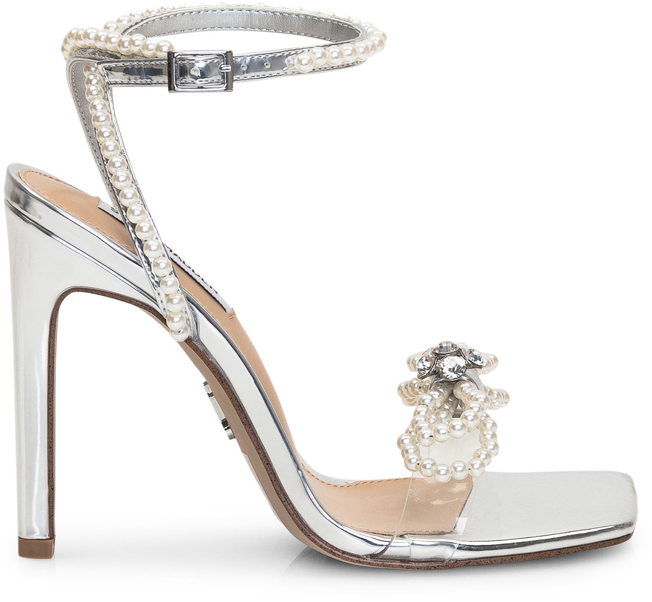Steve Madden Sandalo con Perle Zilver