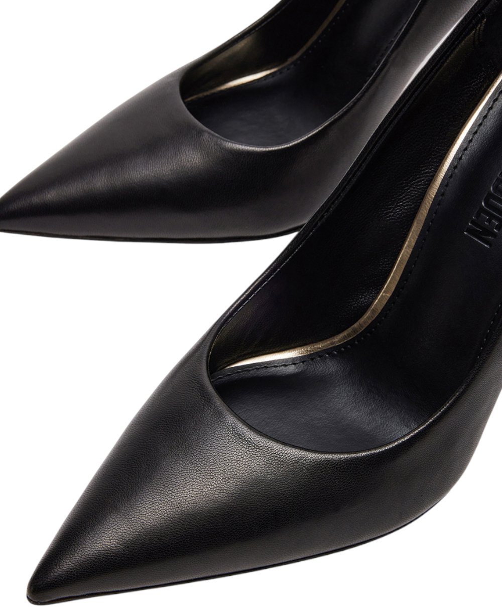 Steve Madden With Heel Nero Pelle Zwart