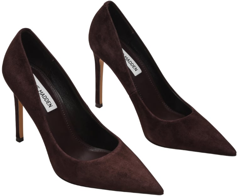 Steve Madden With Heel Marrone Camoscio Bruin