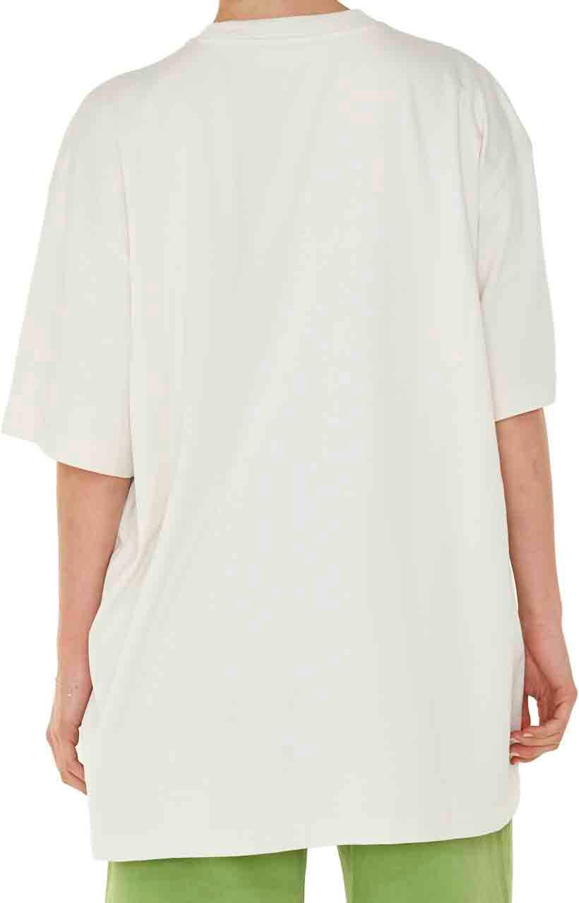 Stieglitz Stieglitz - Kaella Oversized T-shirt - S2602083 - Off White Wit