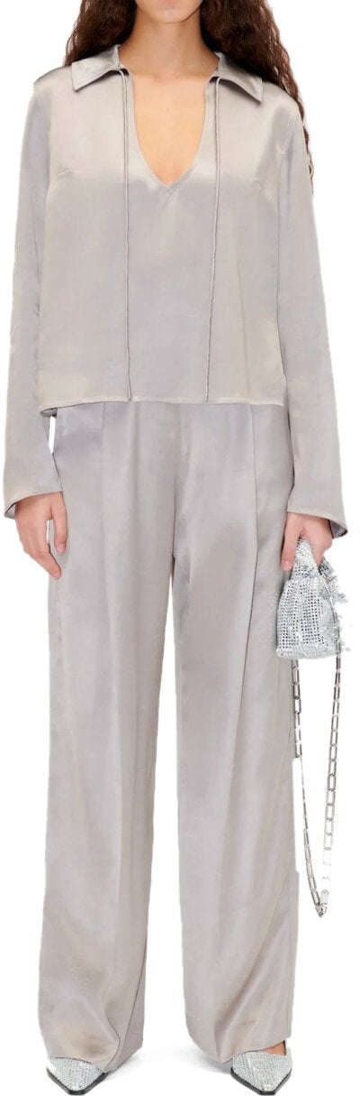 Stine Goya STINE GOYA KLIVE GREY BLOUSE Grijs