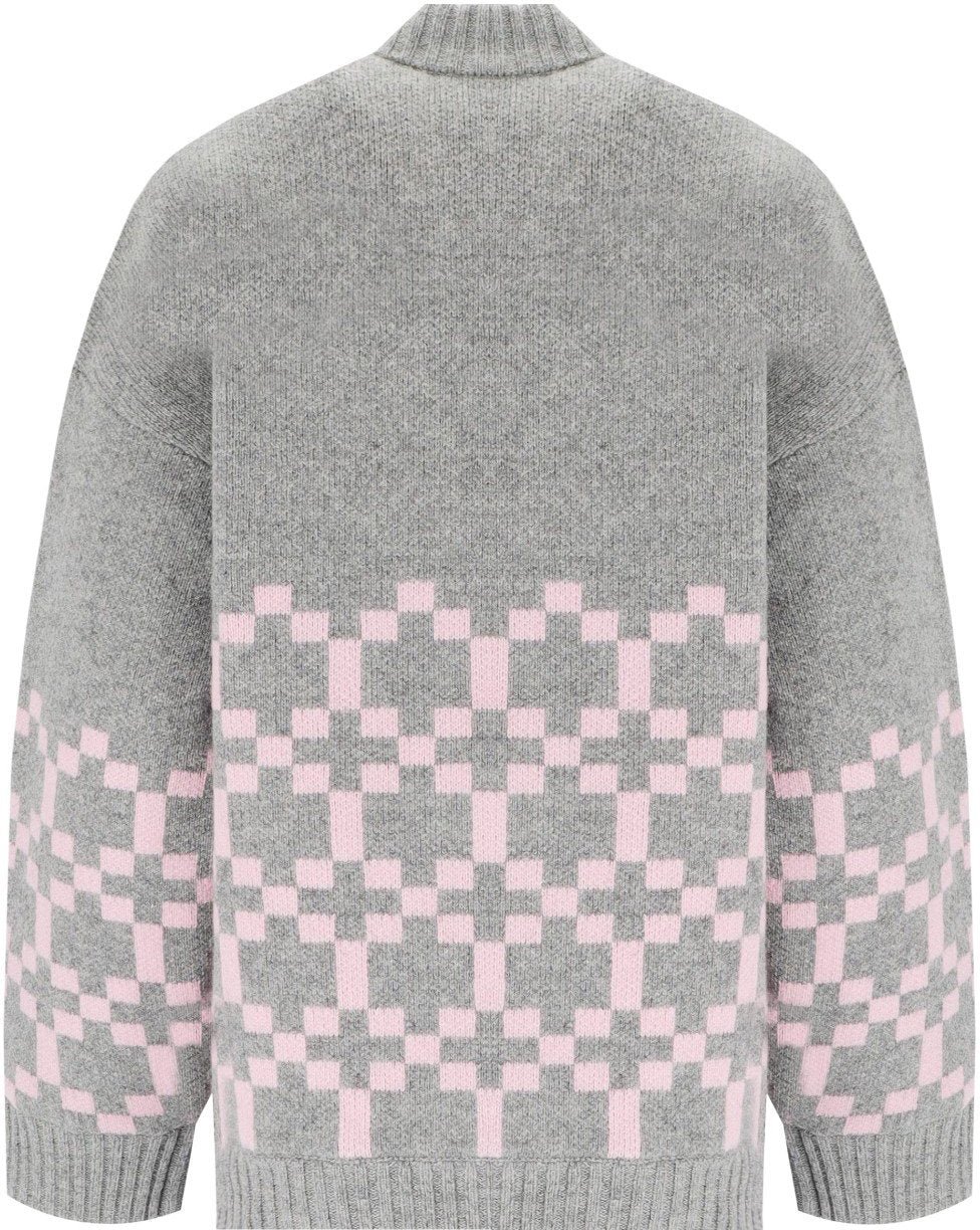 Stine Goya STINE GOYA TINO GREY AND PINK BOMBER JACKET Grijs