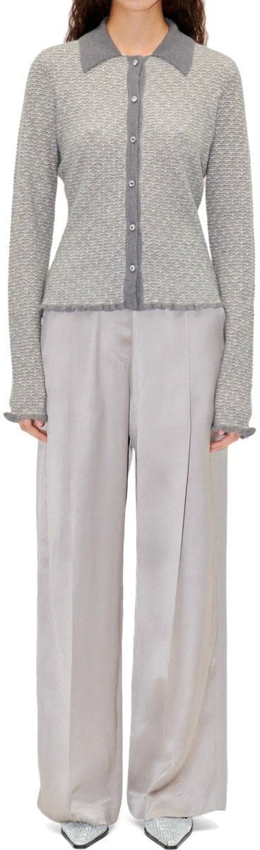 Stine Goya STINE GOYA BOBBI GREY CARDIGAN Grijs