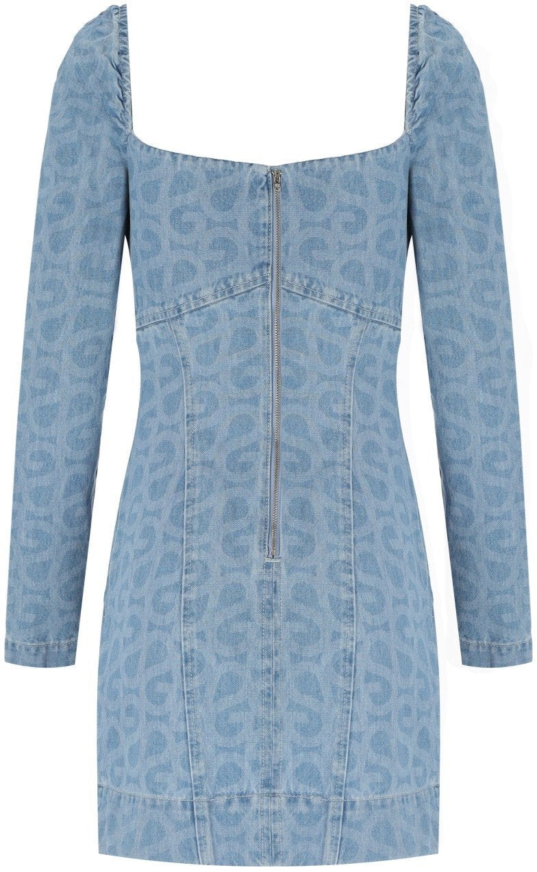Stine Goya STINE GOYA KITTY DENIM DRESS Lichtblauw