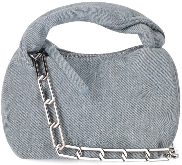 Stine Goya STINE GOYA ZIGGY DENIM MICRO BAG Lichtblauw