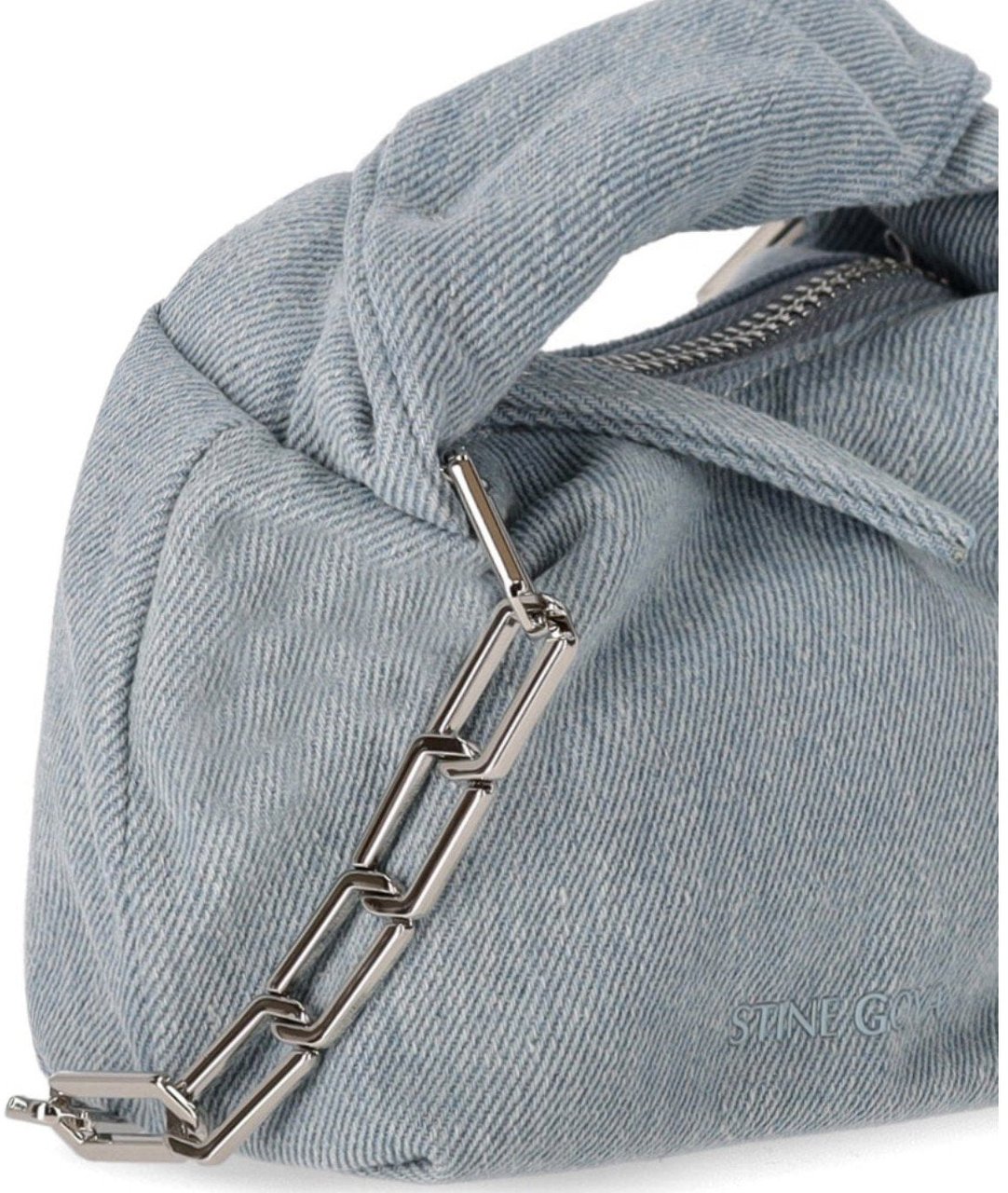 Stine Goya STINE GOYA ZIGGY DENIM MICRO BAG Lichtblauw