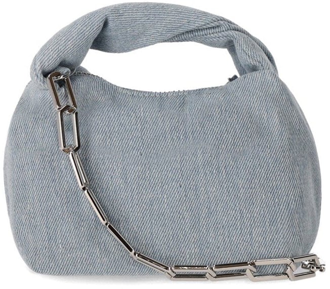 Stine Goya STINE GOYA ZIGGY DENIM MICRO BAG Lichtblauw