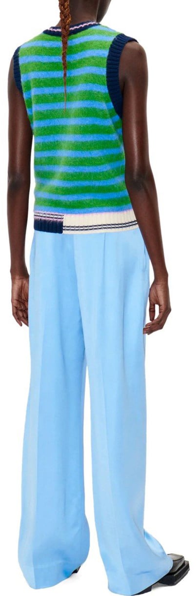 Stine Goya STINE GOYA CIARA WIDE LEG LIGHT BLUE PANTS Lichtblauw
