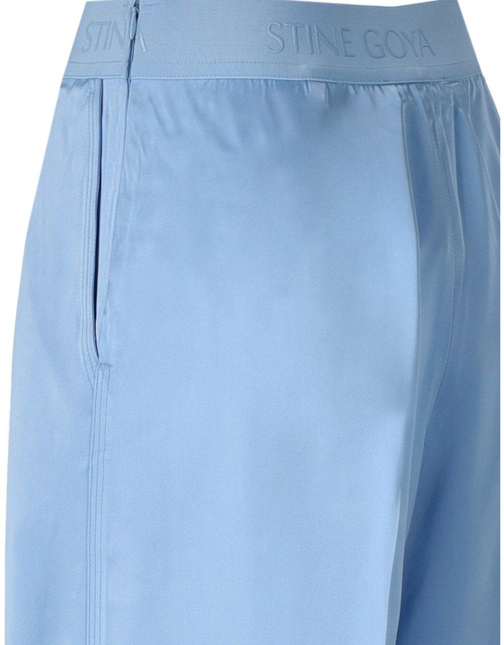 Stine Goya STINE GOYA CIARA WIDE LEG LIGHT BLUE PANTS Lichtblauw